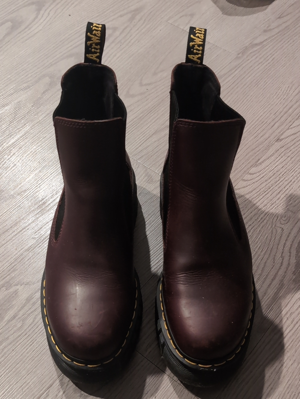 AUDRICK BRANDO LEATHER PLATFORM CHELSEA
BOOTS Unisex